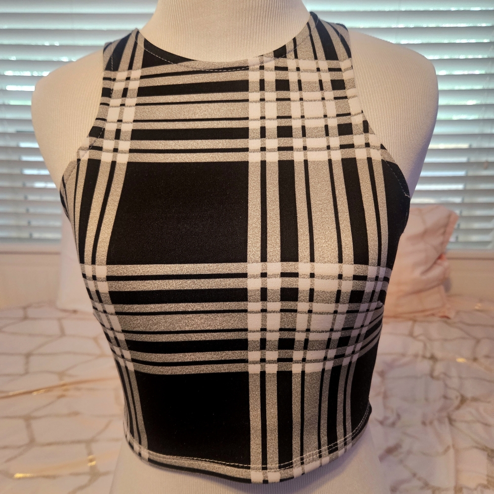 Plaid Crop Tank